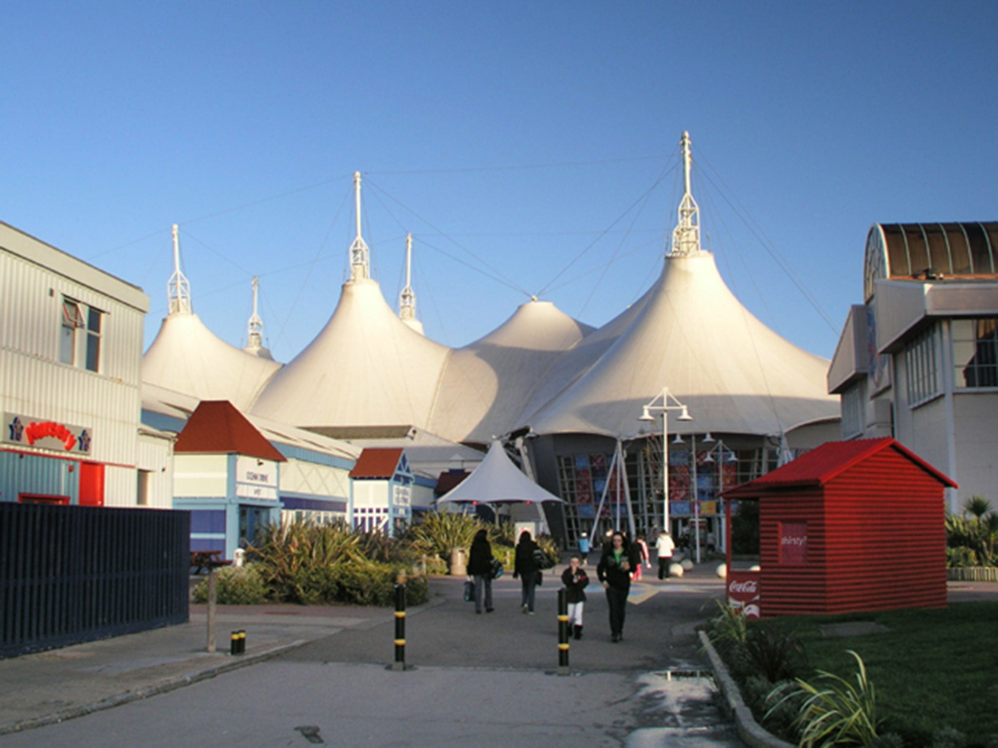 Butlin's where Love tore off McDonadl's nose