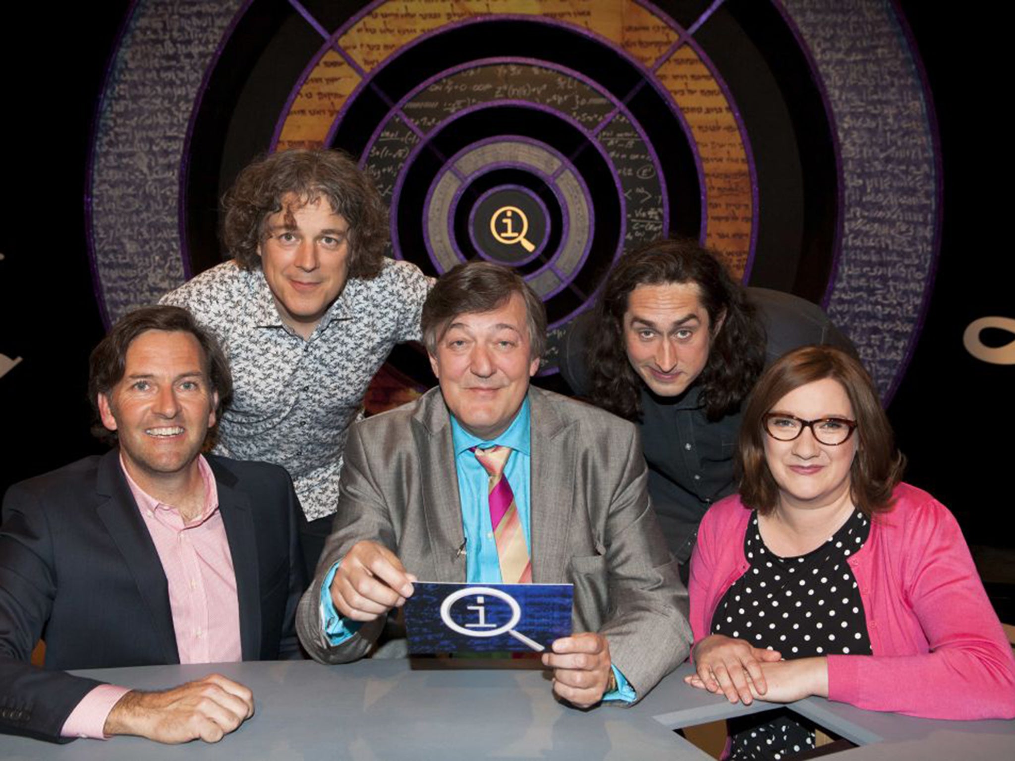 BBC's QI, which Fry hosts