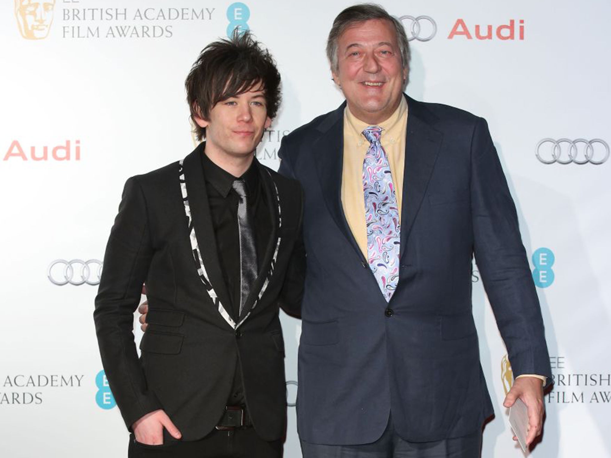 Stephen Fry with his husband Elliot Spencer