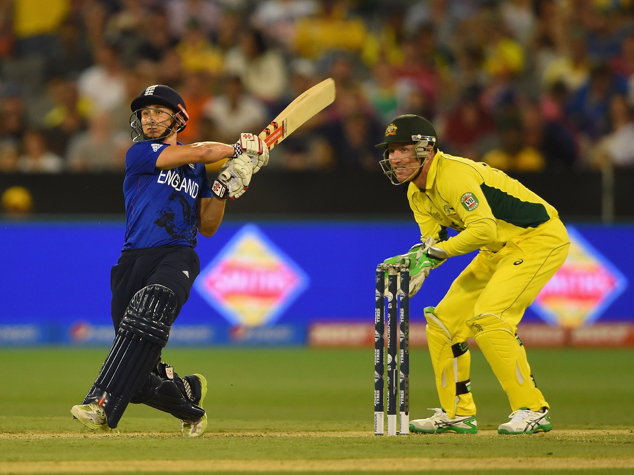 James Taylor in action at the Cricket World Cup