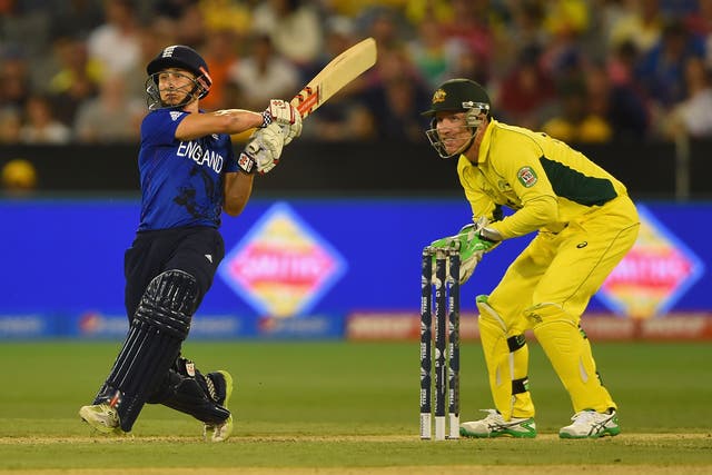 James Taylor in action at the Cricket World Cup