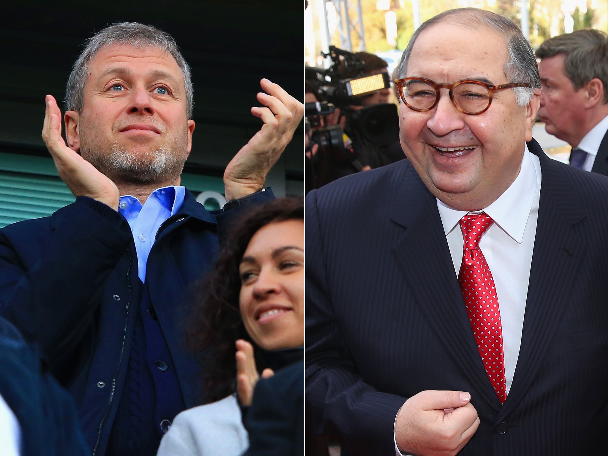 Roman Abramovich and Alisher Usmanov