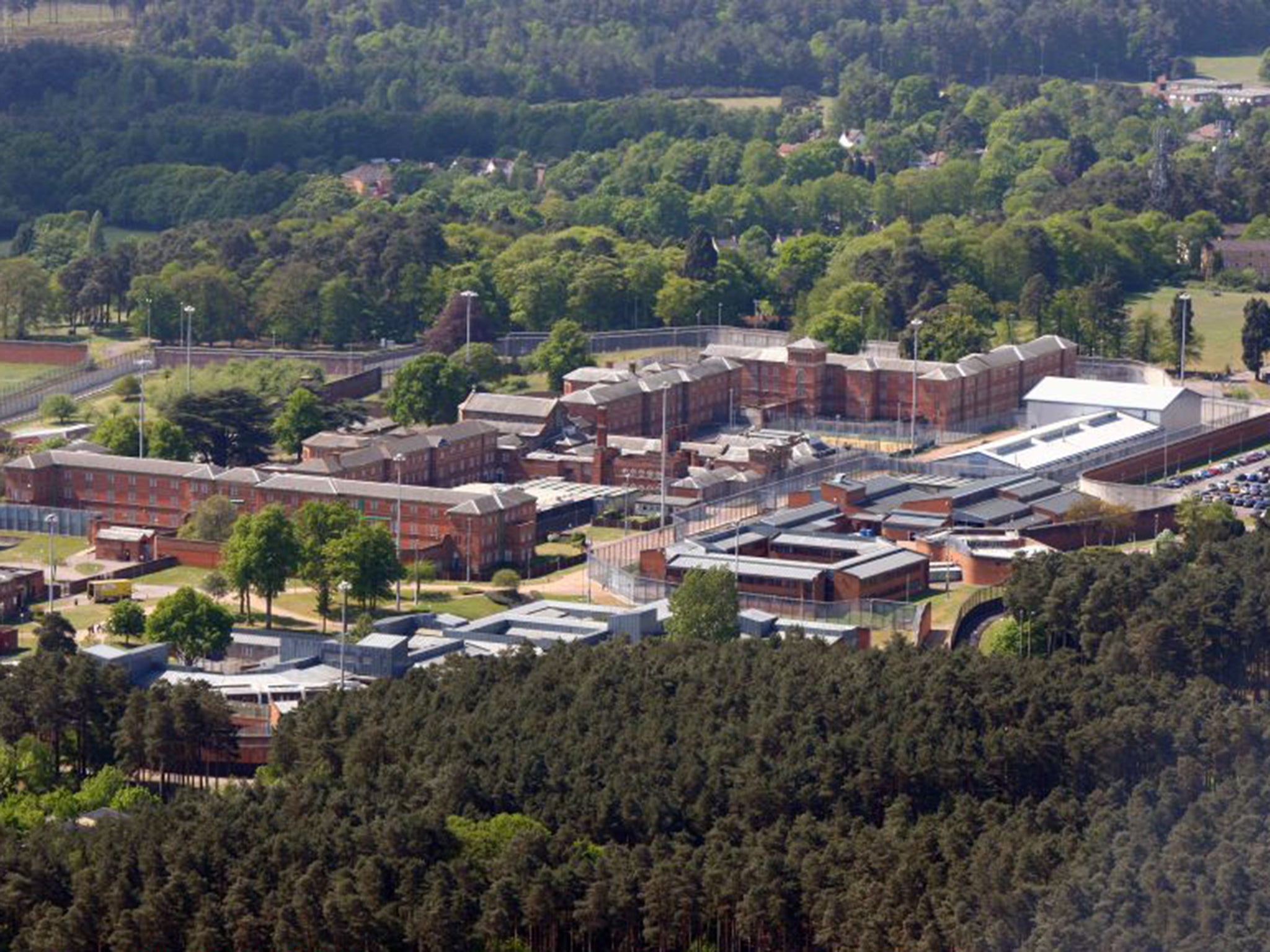 Broadmoor high-security hospital in Berkshire, where Aaron Clamp died in 2021 from self-asphyxiation