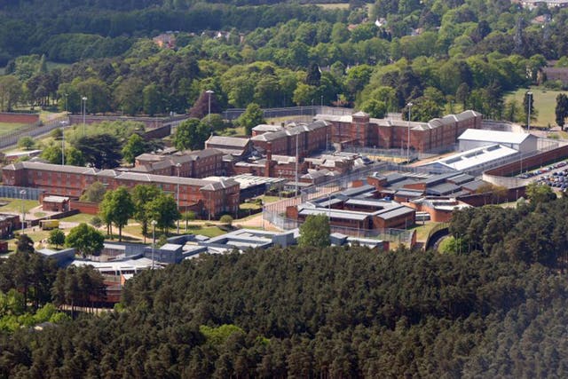 <p>Broadmoor high-security hospital in Berkshire, where Aaron Clamp died in 2021 from self-asphyxiation </p>
