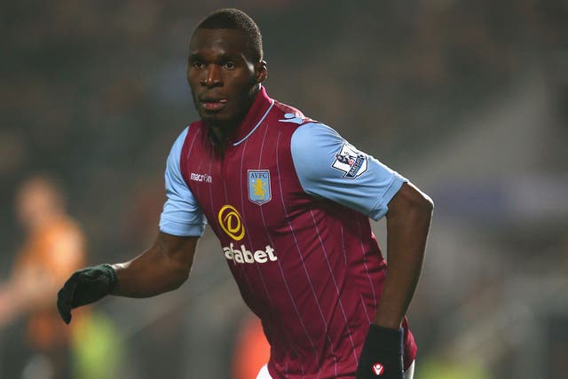 Christian Benteke regains his place against Leicester today