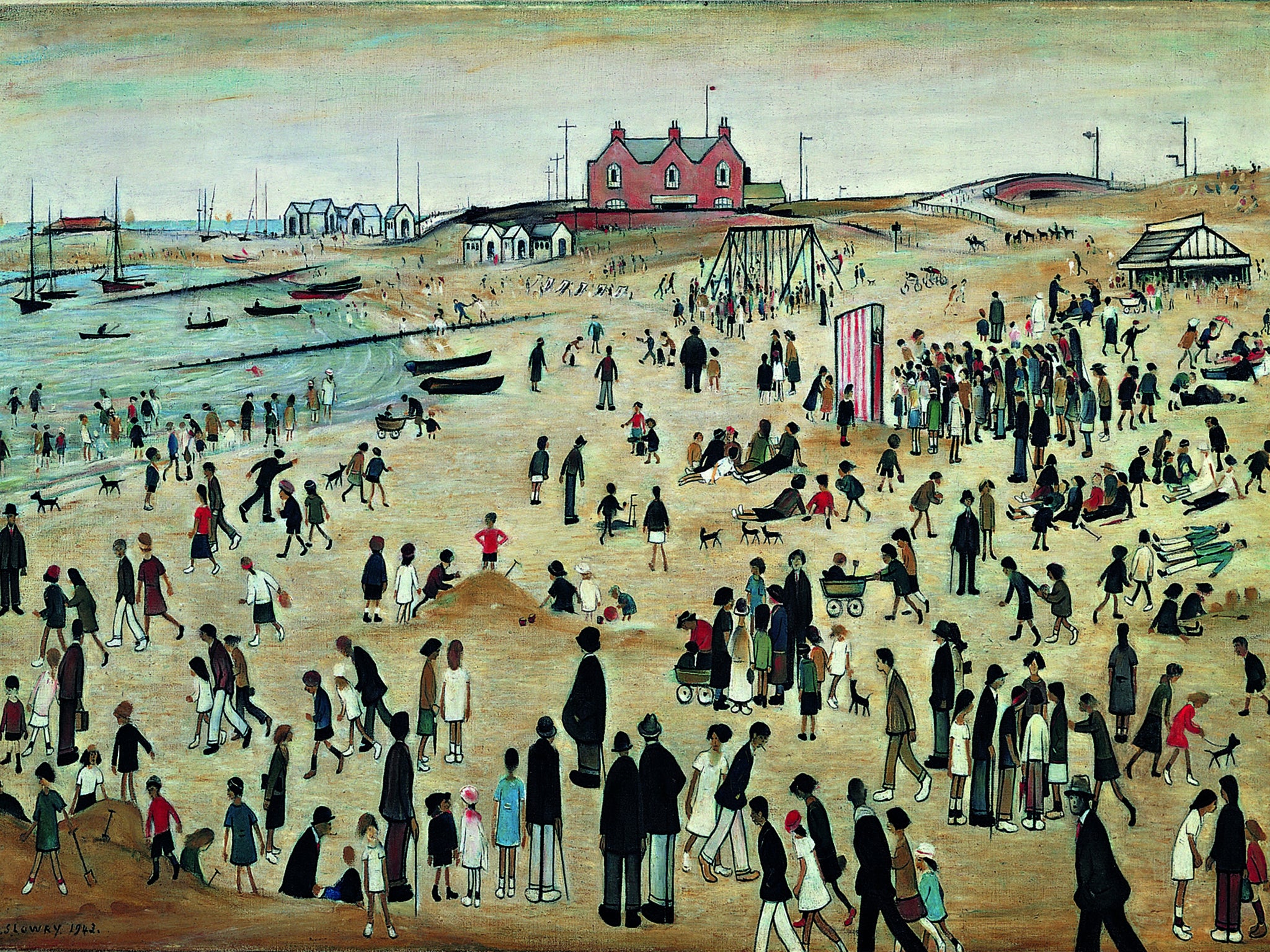 LS Lowry’s ‘July, the Seaside’ (1943)