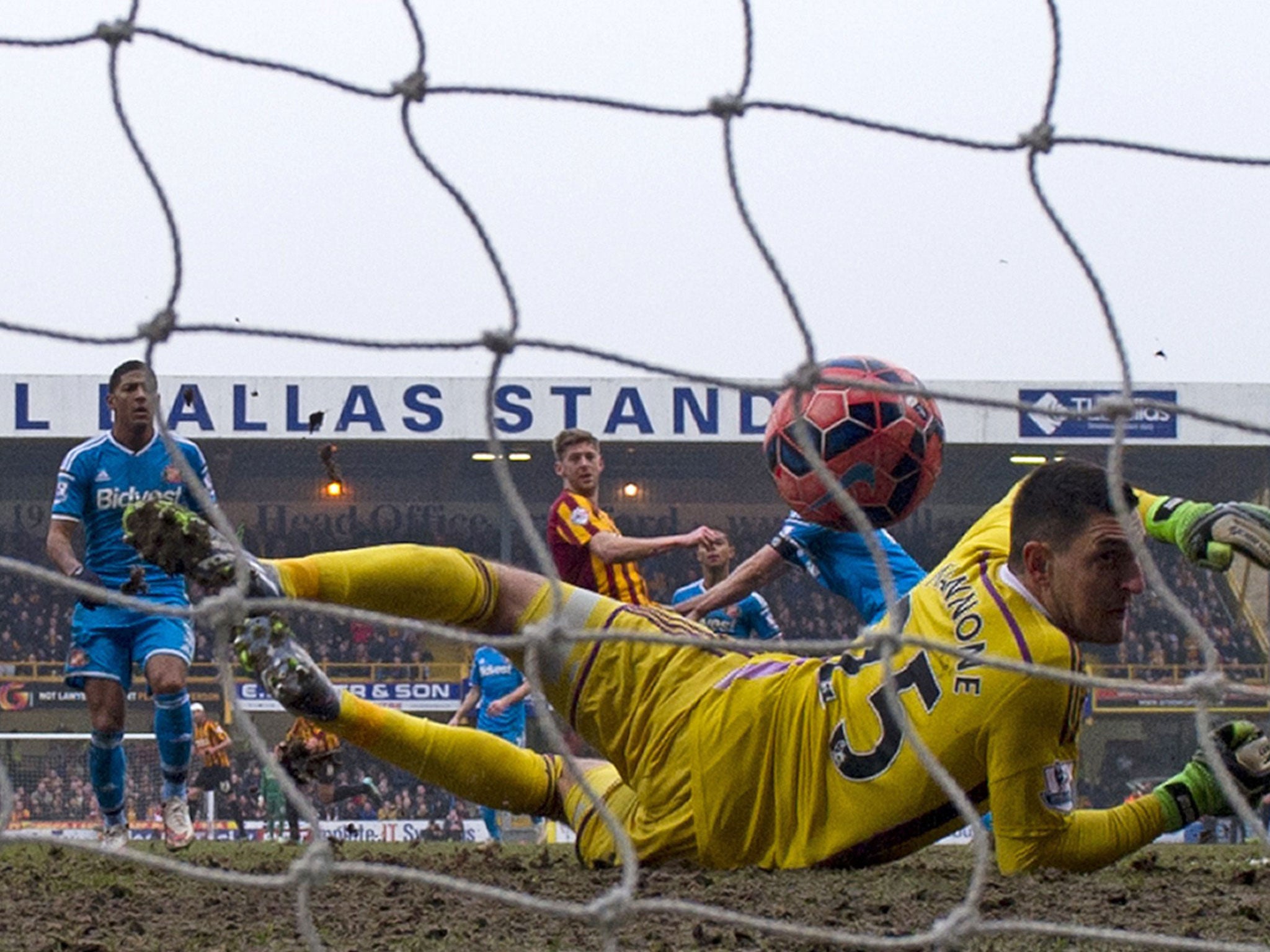 Jon Stead scores Bradford's second