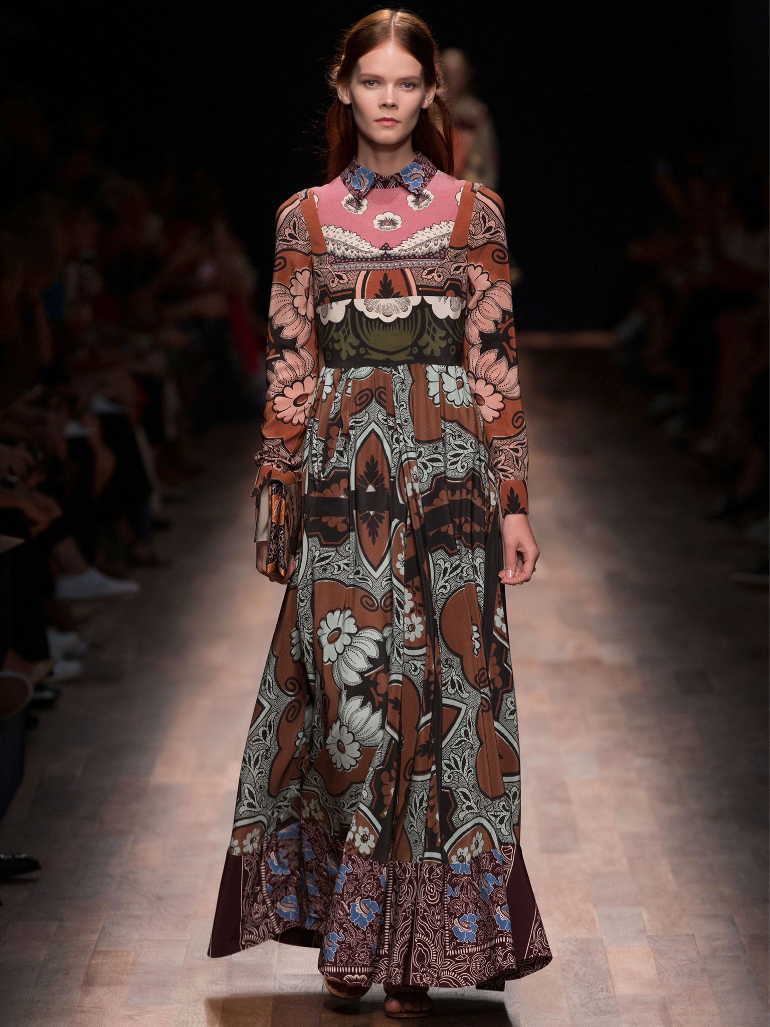 Seventies-inspired style for S/S 15 from Valentino