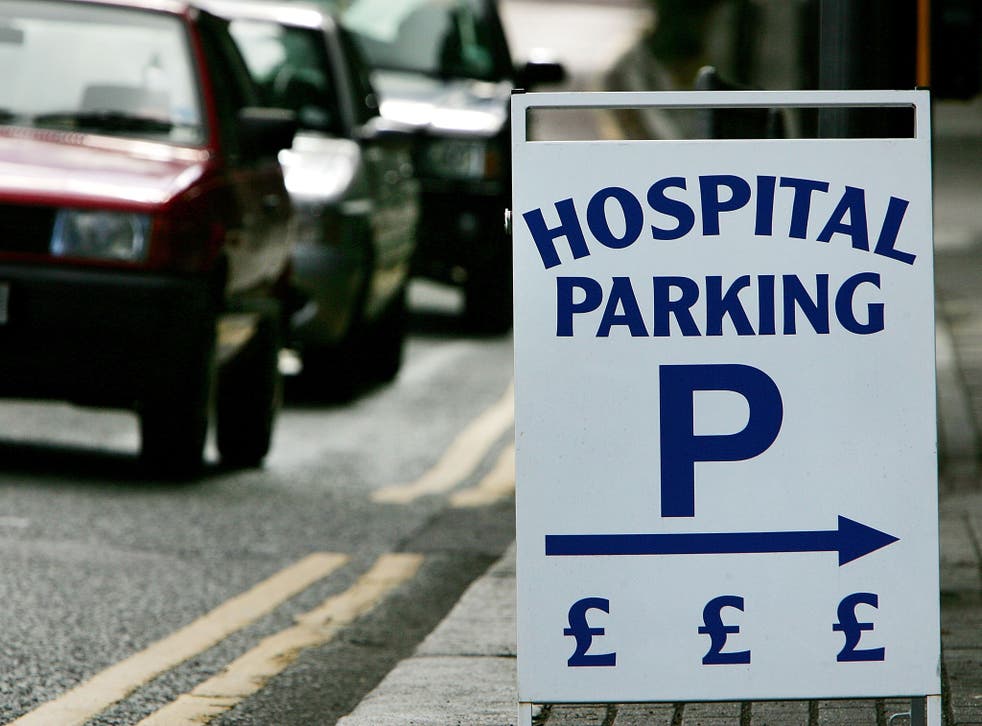 An investigation has found that dozens of NHS hospitals are breaching guidelines by allowing private parking companies to keep a slice of the money they raise from penalty tickets issued to patients and relative