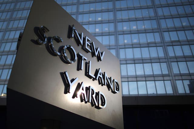 Scotland Yard said the 40-year-old man has been taken into custody and subsequently bailed pending further inquiries