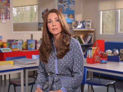 Kate Middleton spoke about the importance of early treatment for Children's Mental Health Week