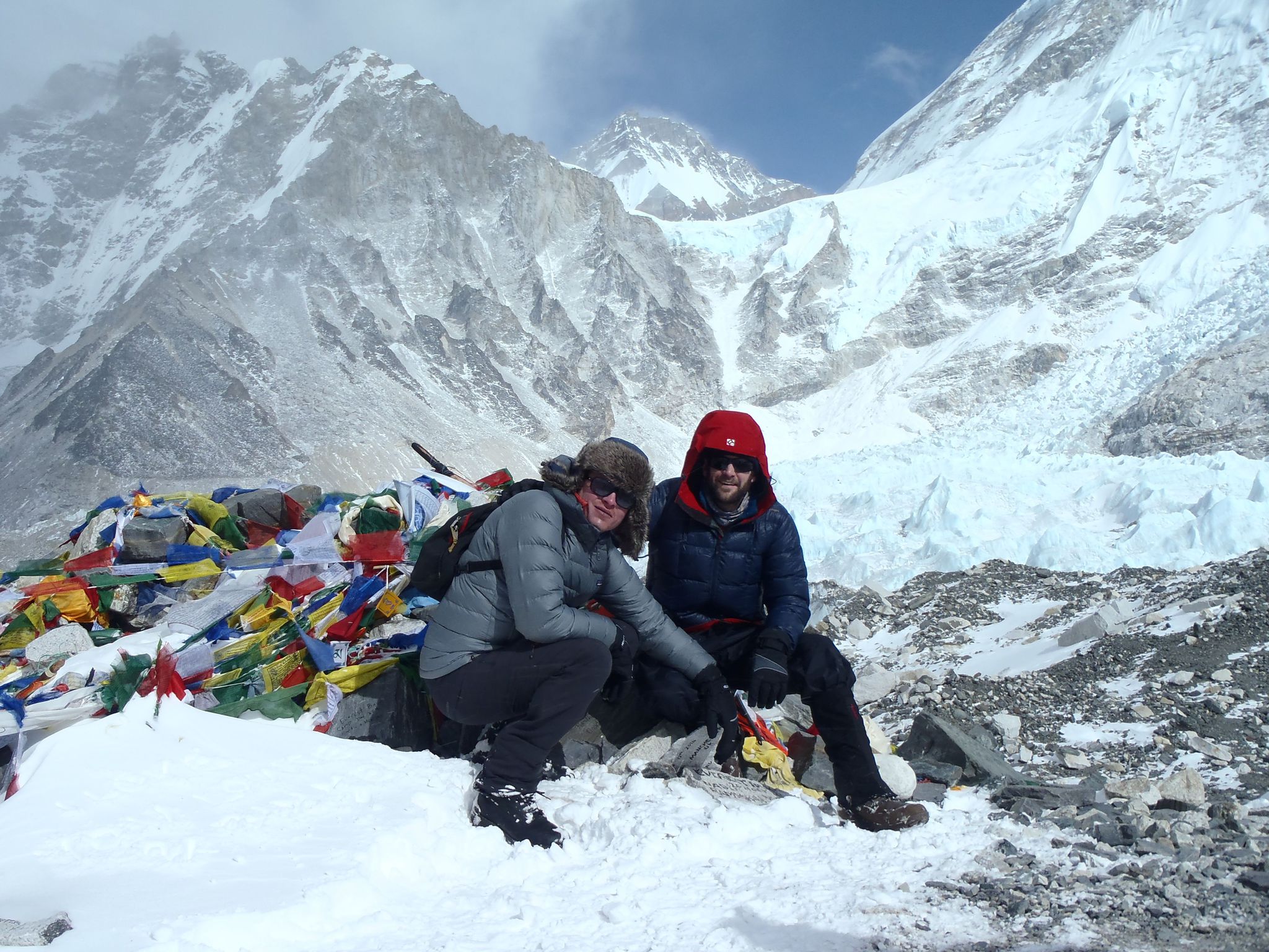 Mission accomplished? Phil and Tim on the Everest Base Camp trek