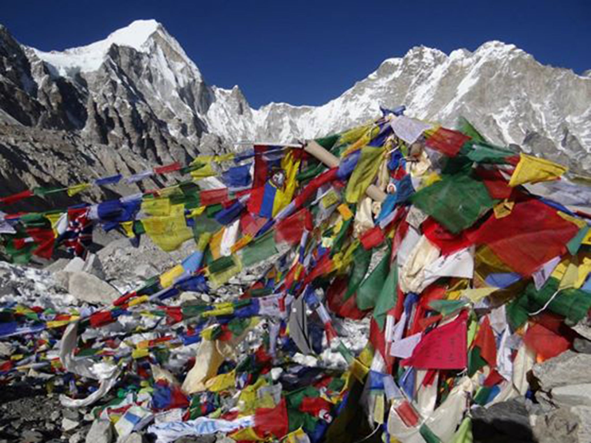 Everest Base Camp, 5,364m above sea level