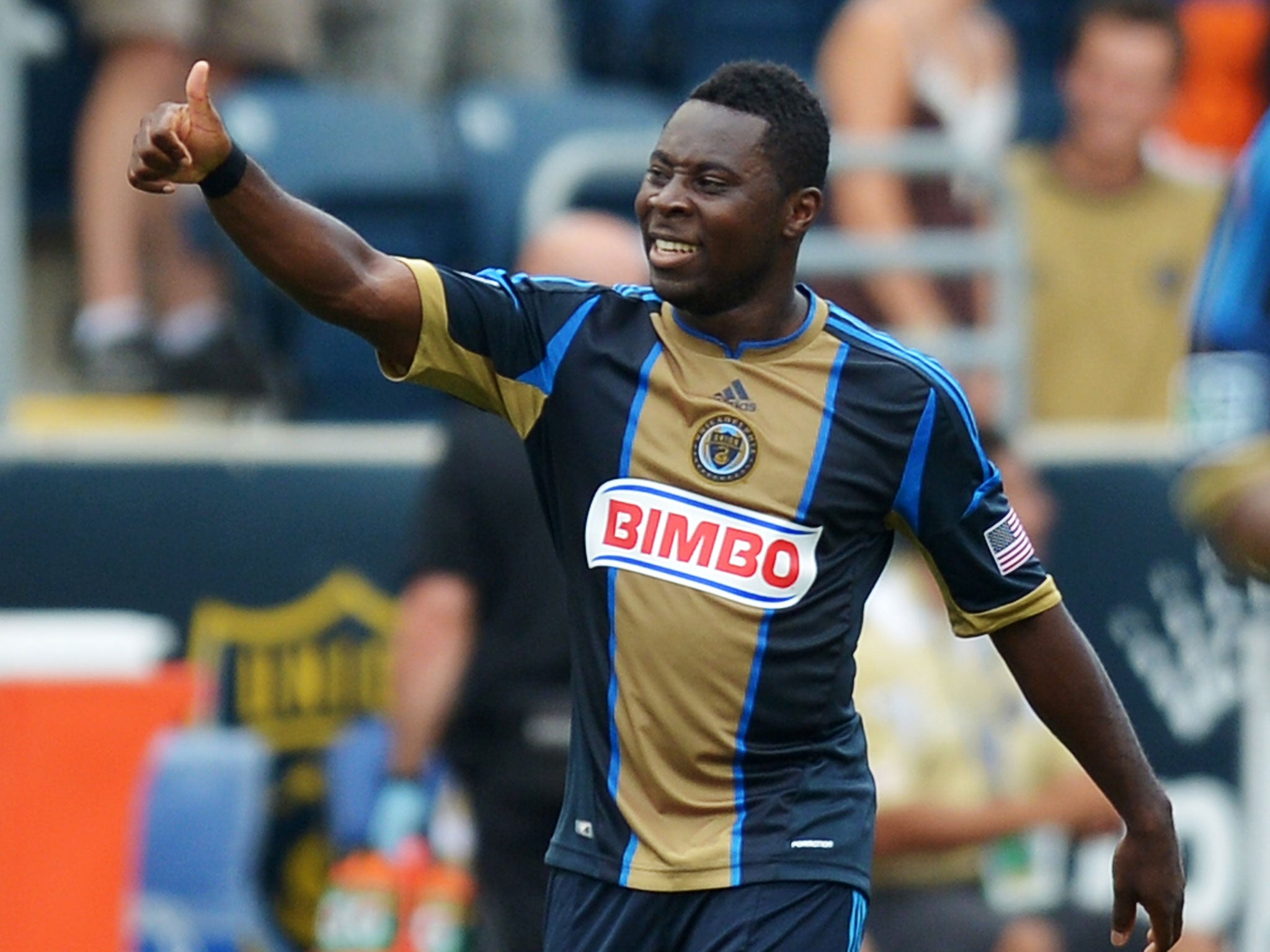 Freddy Adu in action for back in 2012