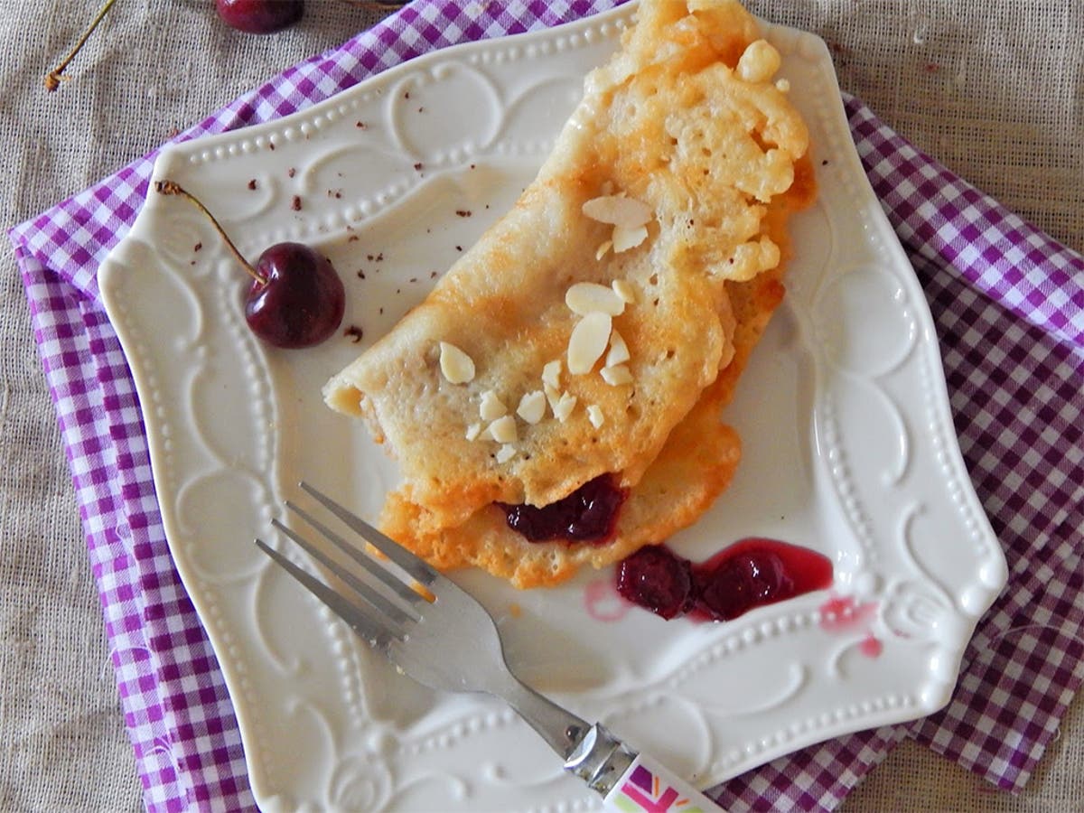 Vegan pancake recipe: cherry, chocolate and almond | The Independent