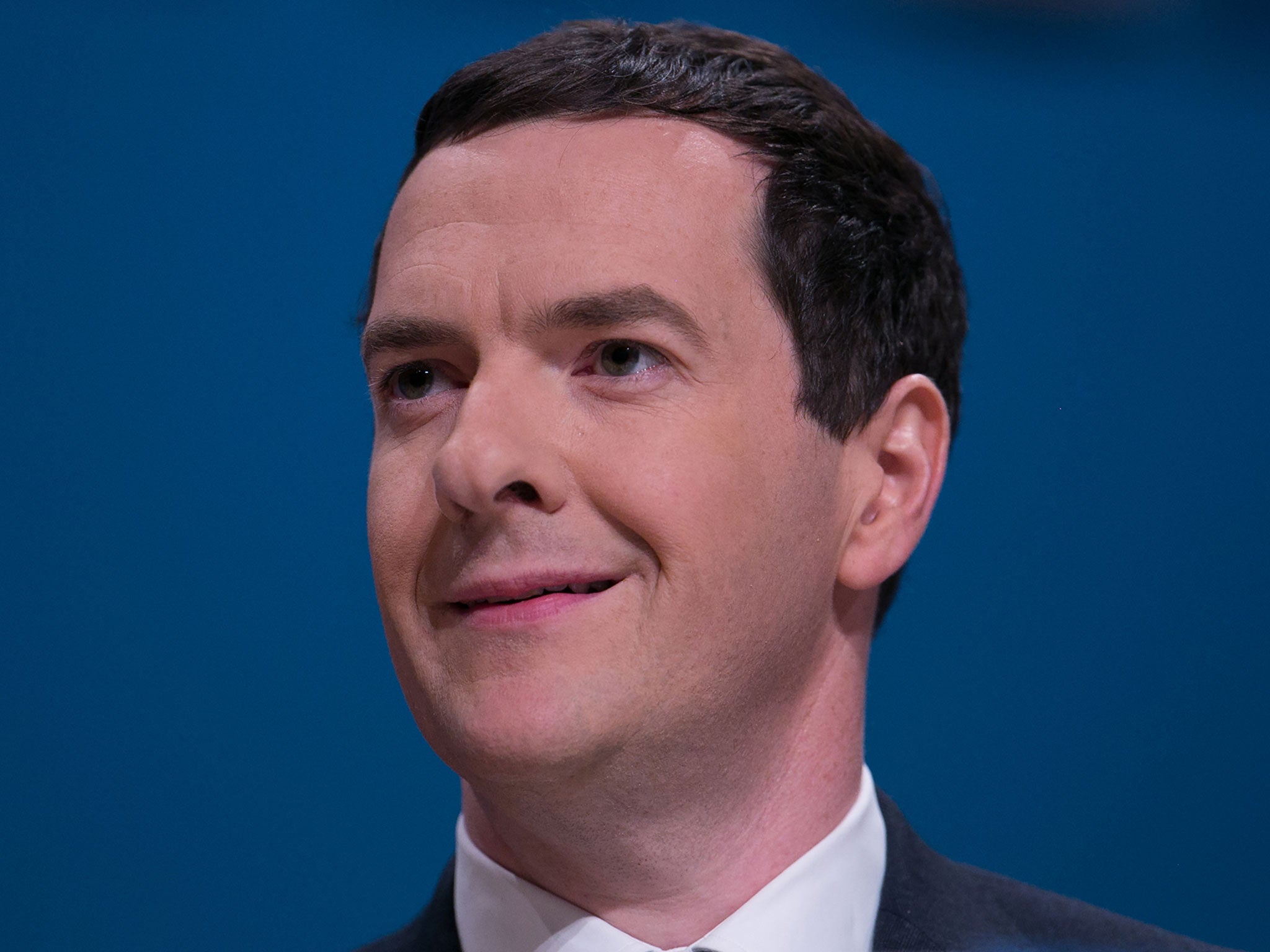 Chancellor of the Exchequer George Osborne addresses the Conservative party conference on September 29, 2014 in Birmingham, England. The second day of conference is set to be dominated by the economy.
