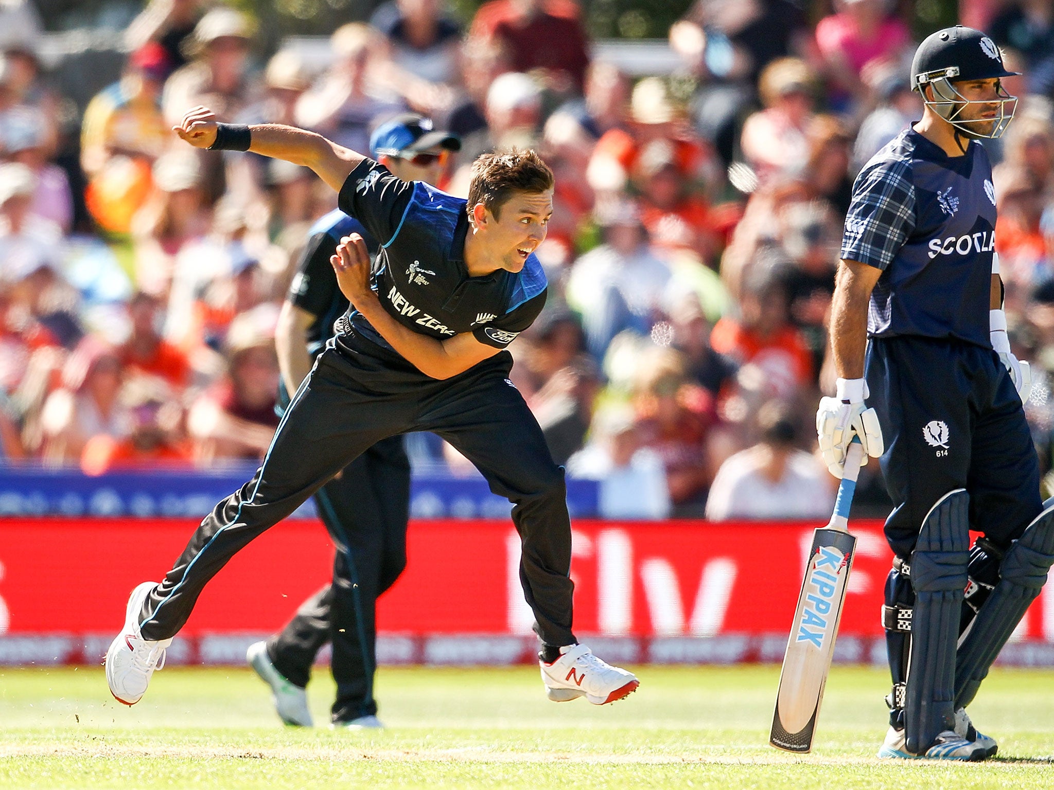 Trent Boult was the pick of the Black Ferns bowling attack with two early wickets