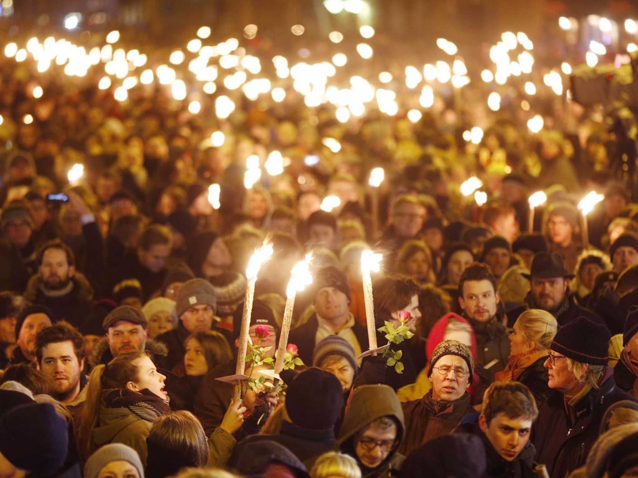 Thousands gather in Copenhagen