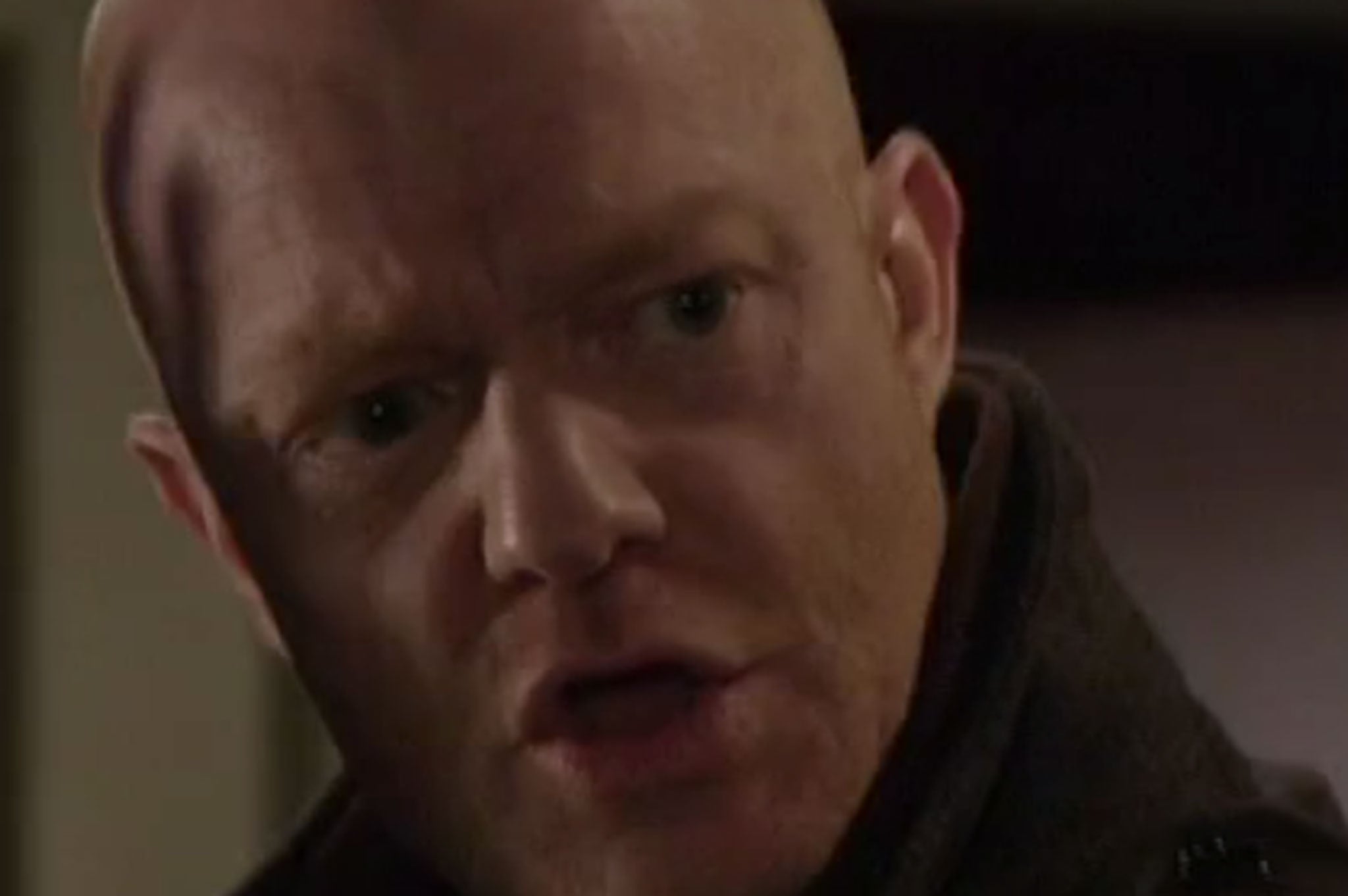 Max Branning has the nation confused after appearing to fluff a line about Lucy Beale's killer