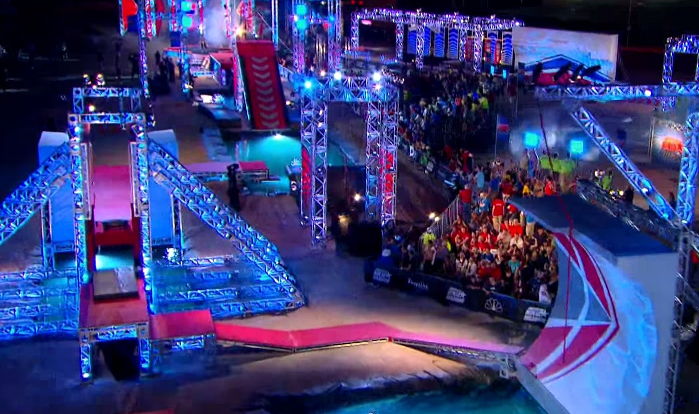 Ninja Warrior US looks remarkably similar to the Nineties assault course game show Gladiator