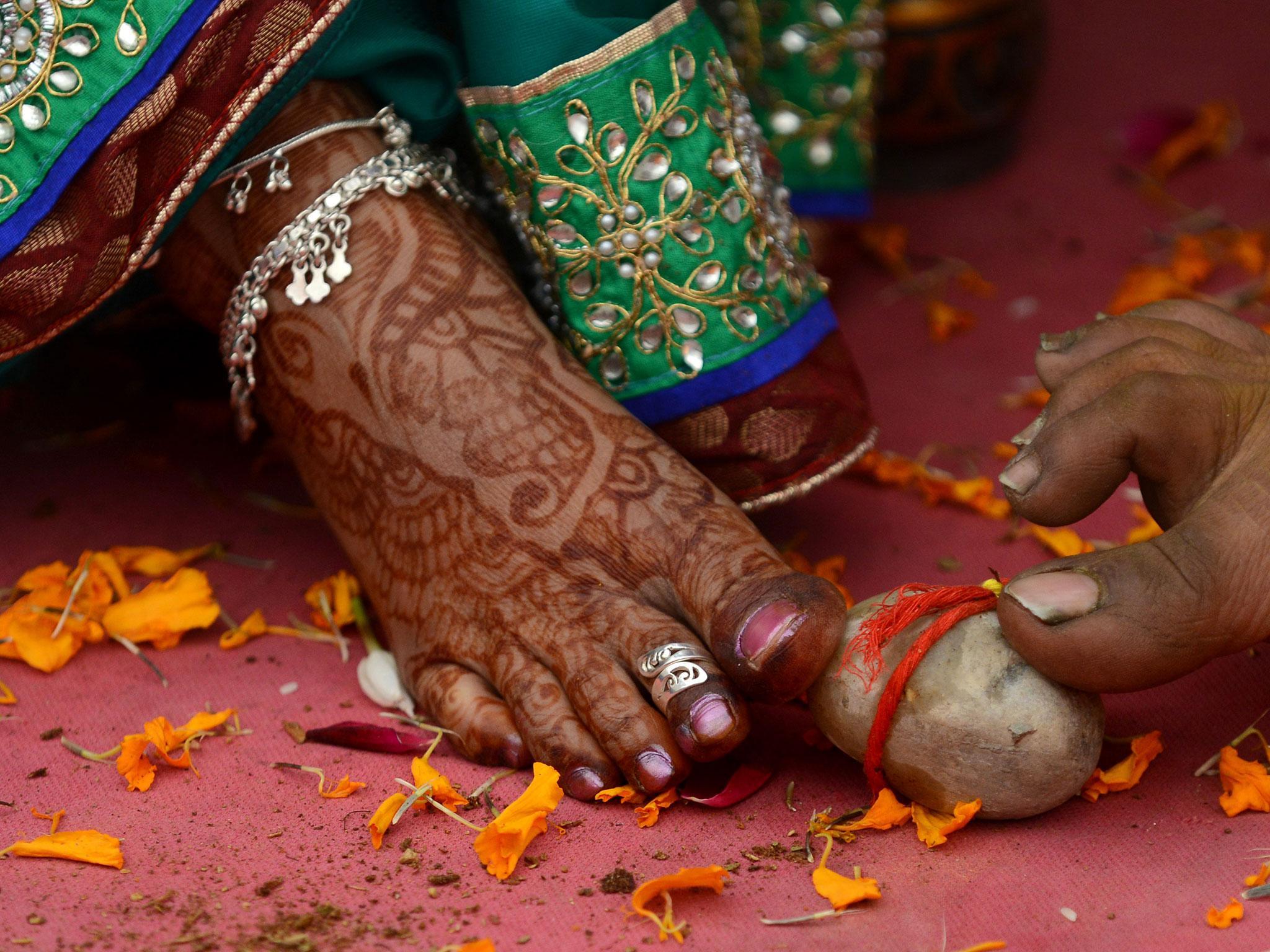 The intended couple were starting traditional rituals when the groom had a seizure