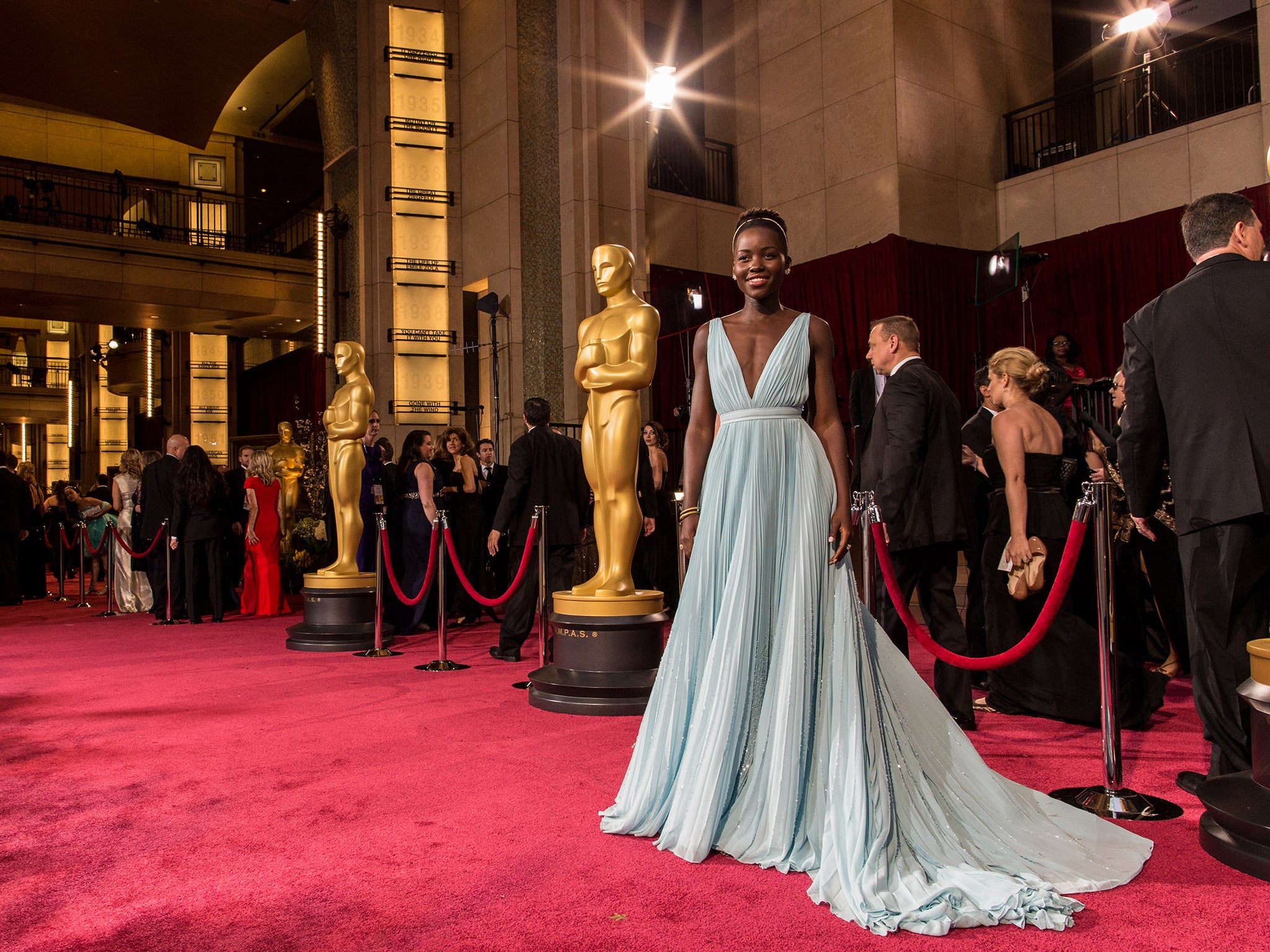 Micaela Erlanger did the honours for Lupita Nyong’o last year