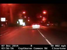 Dangerous driver 'gambles with his life' in high-speed chase in Crawley