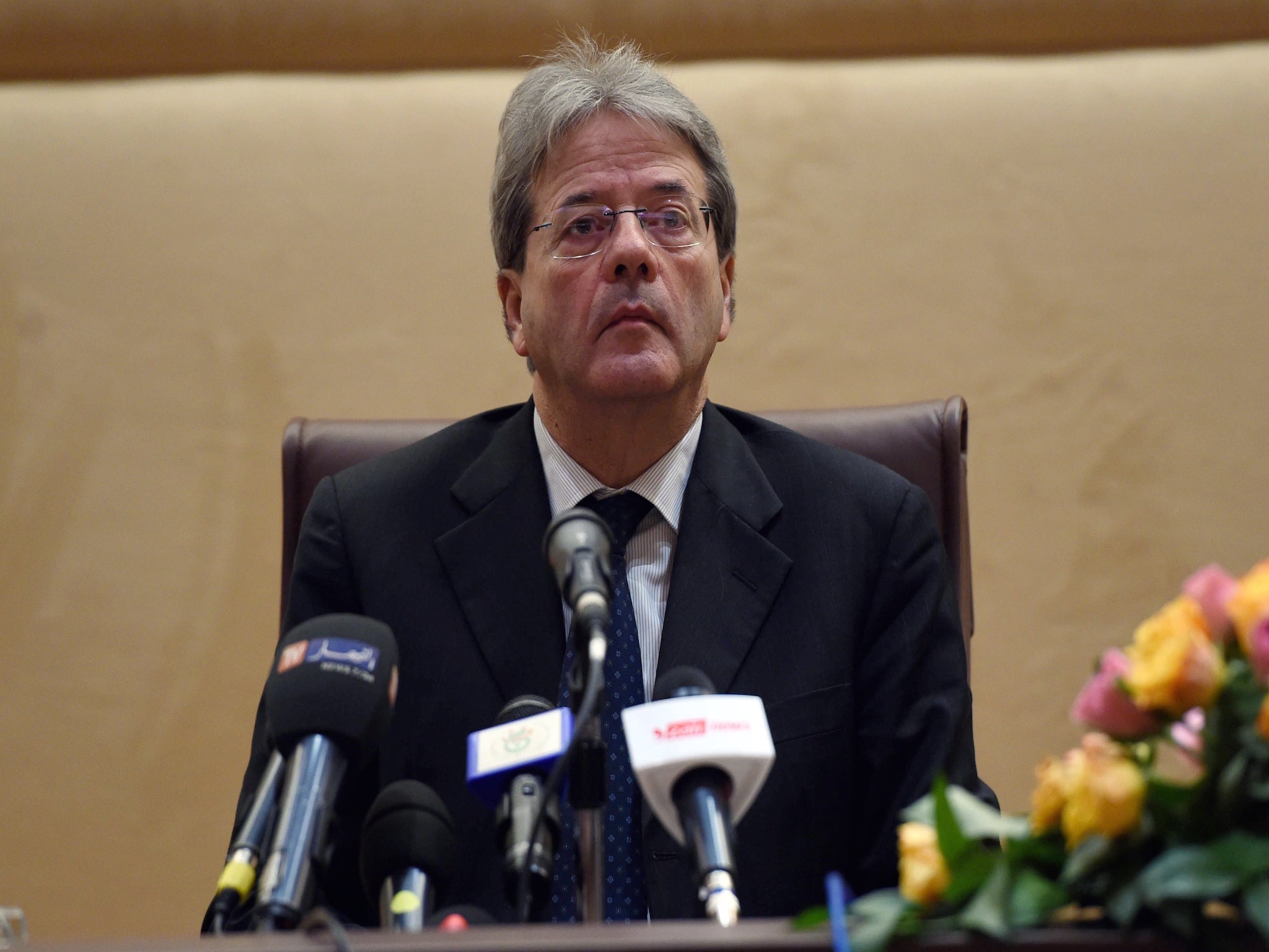Italy's Foreign Mininster Paolo Gentiloni said the country was ready to help tackle the situation in its former colony