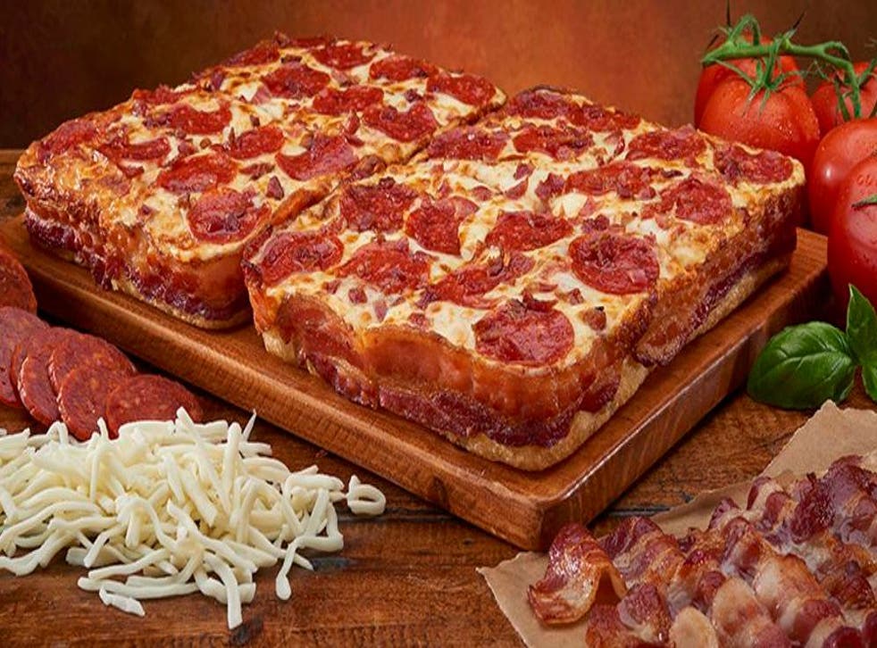 Little Caesars introduces pizza wrapped in 3.5 feet of bacon The