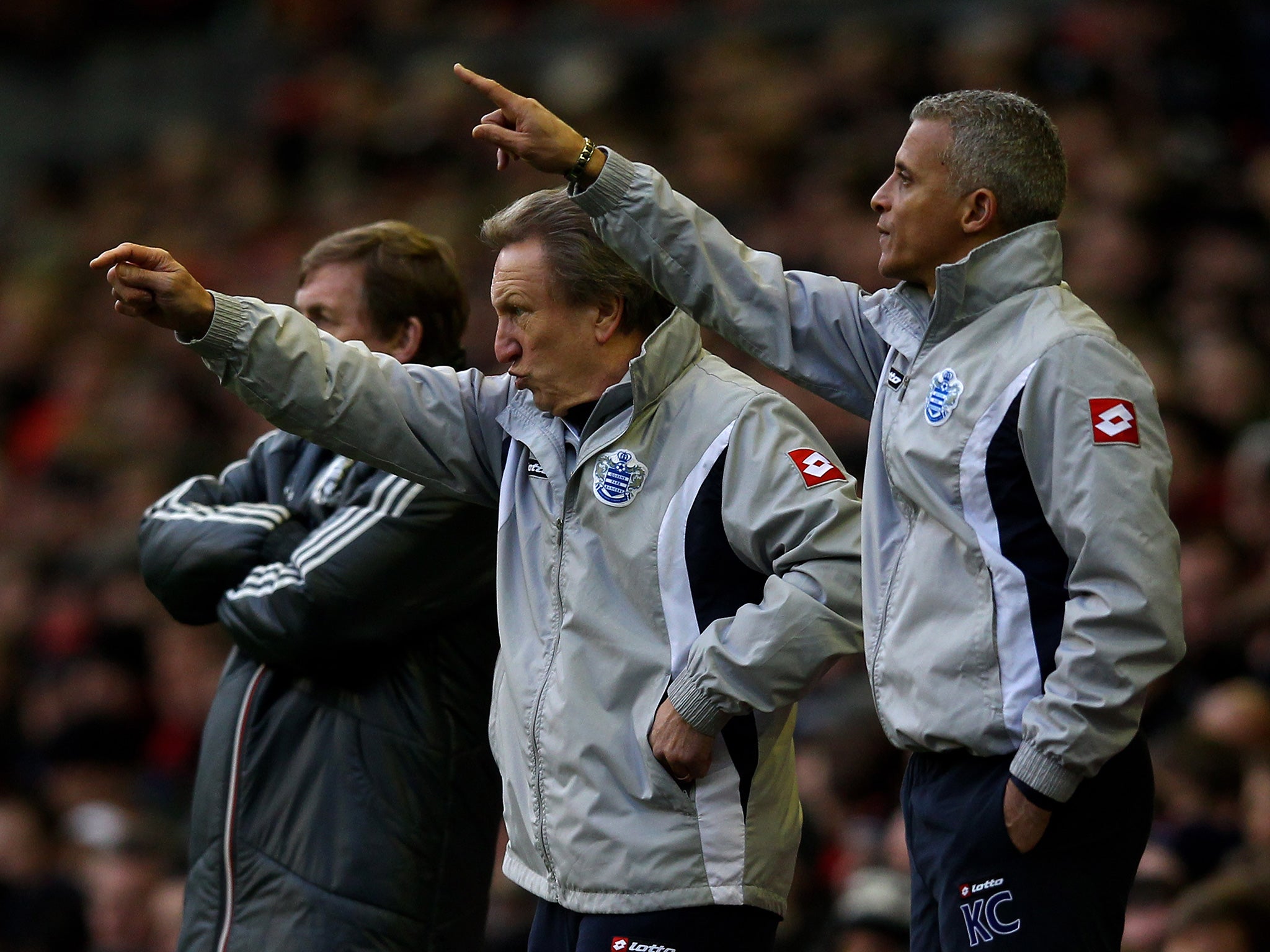 Curle was Neil Warnock's No 2 in the Premier League at QPR (Getty)