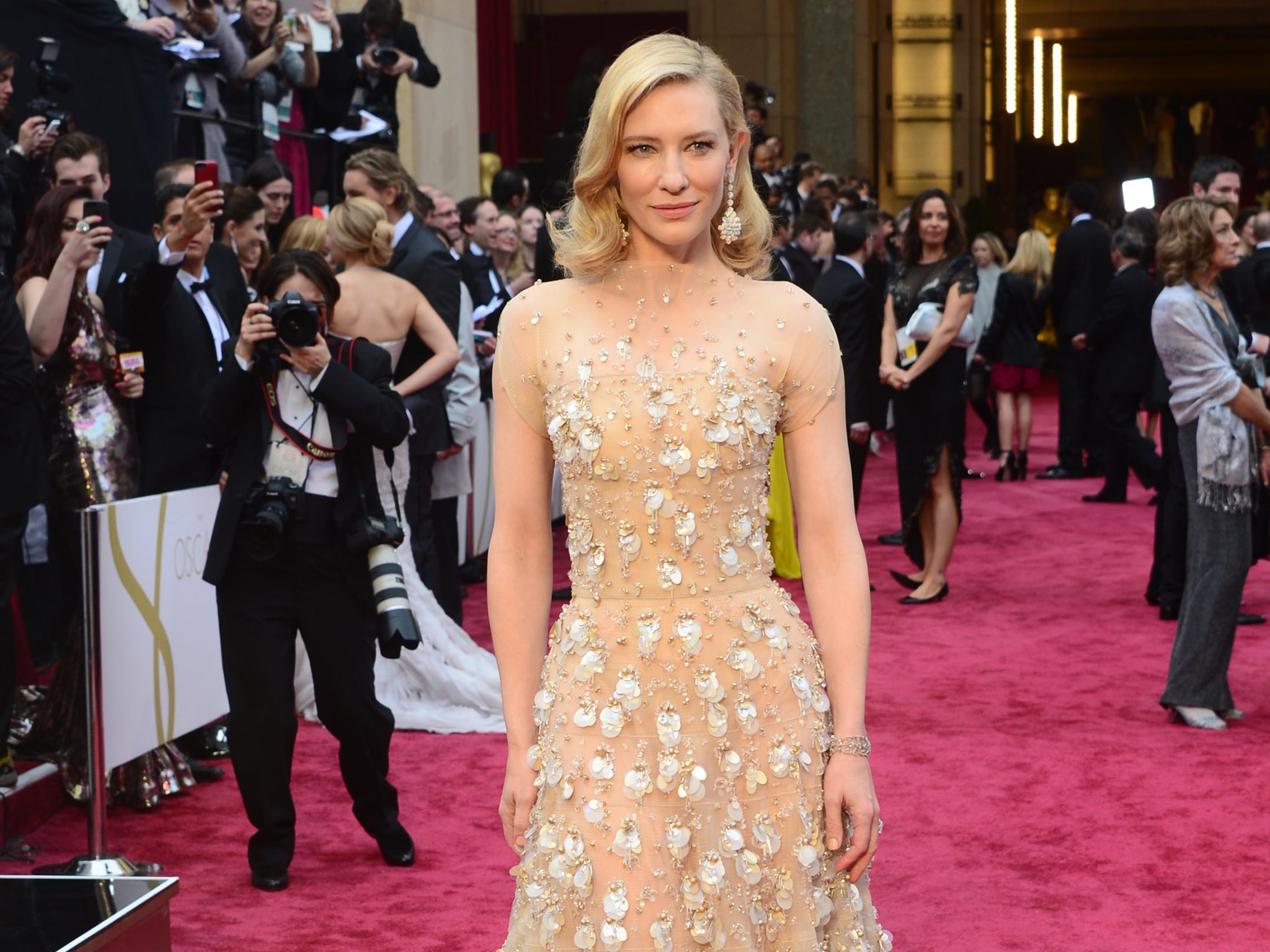 Cate Blanchett at the Oscars last year
