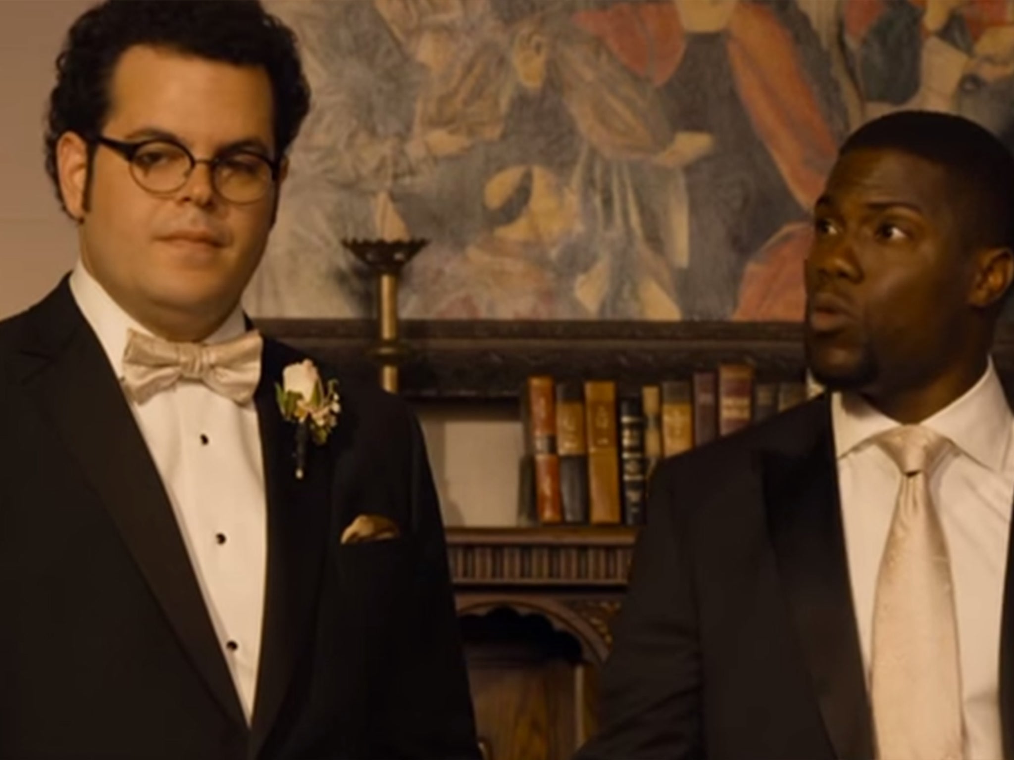 Josh Gad and Kevin Hart in 'The Wedding Ringer'