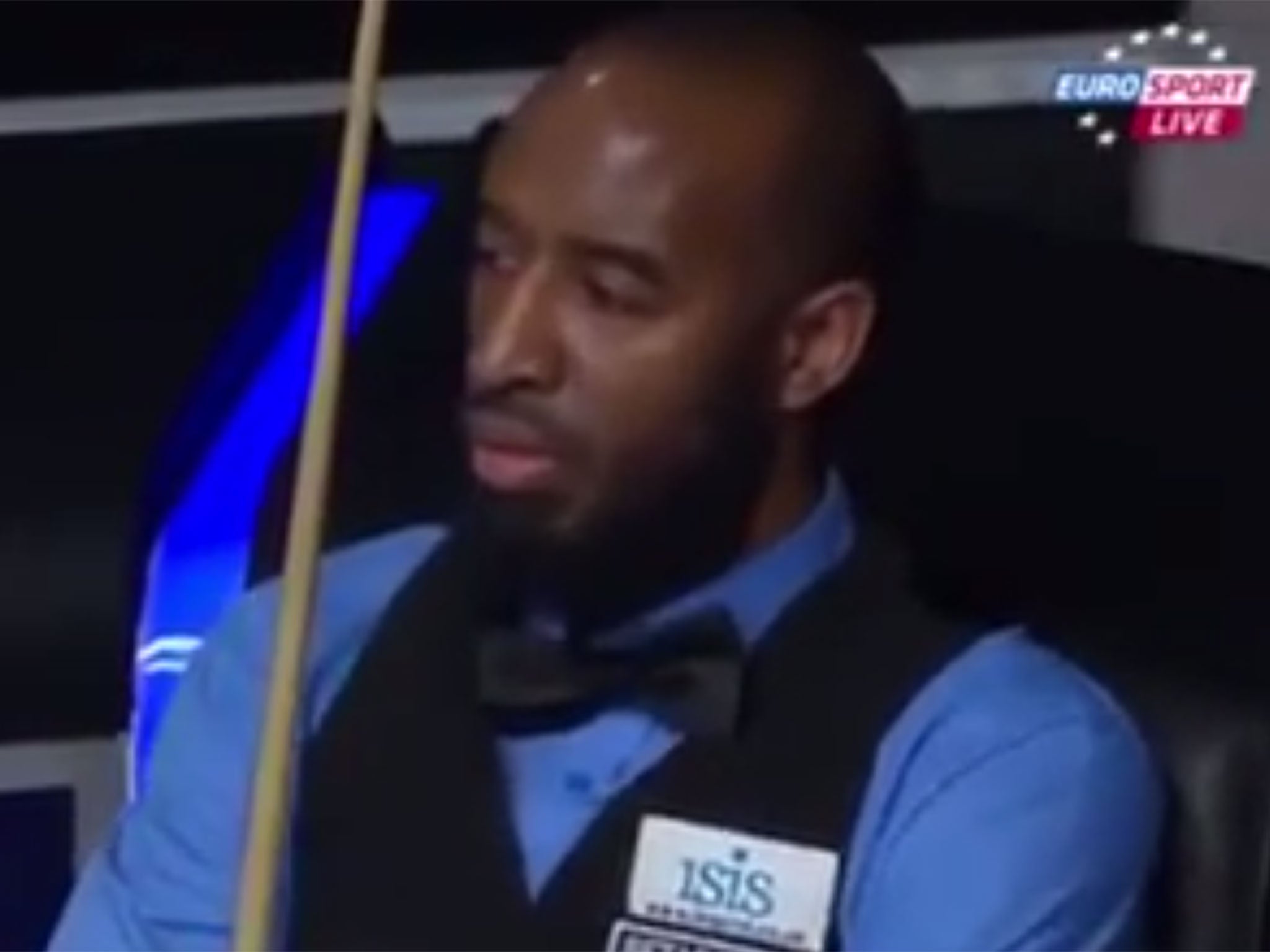 Muslim snooker player Rory McLeod explains reason behind Isis badge during Welsh Open The Independent The Independent