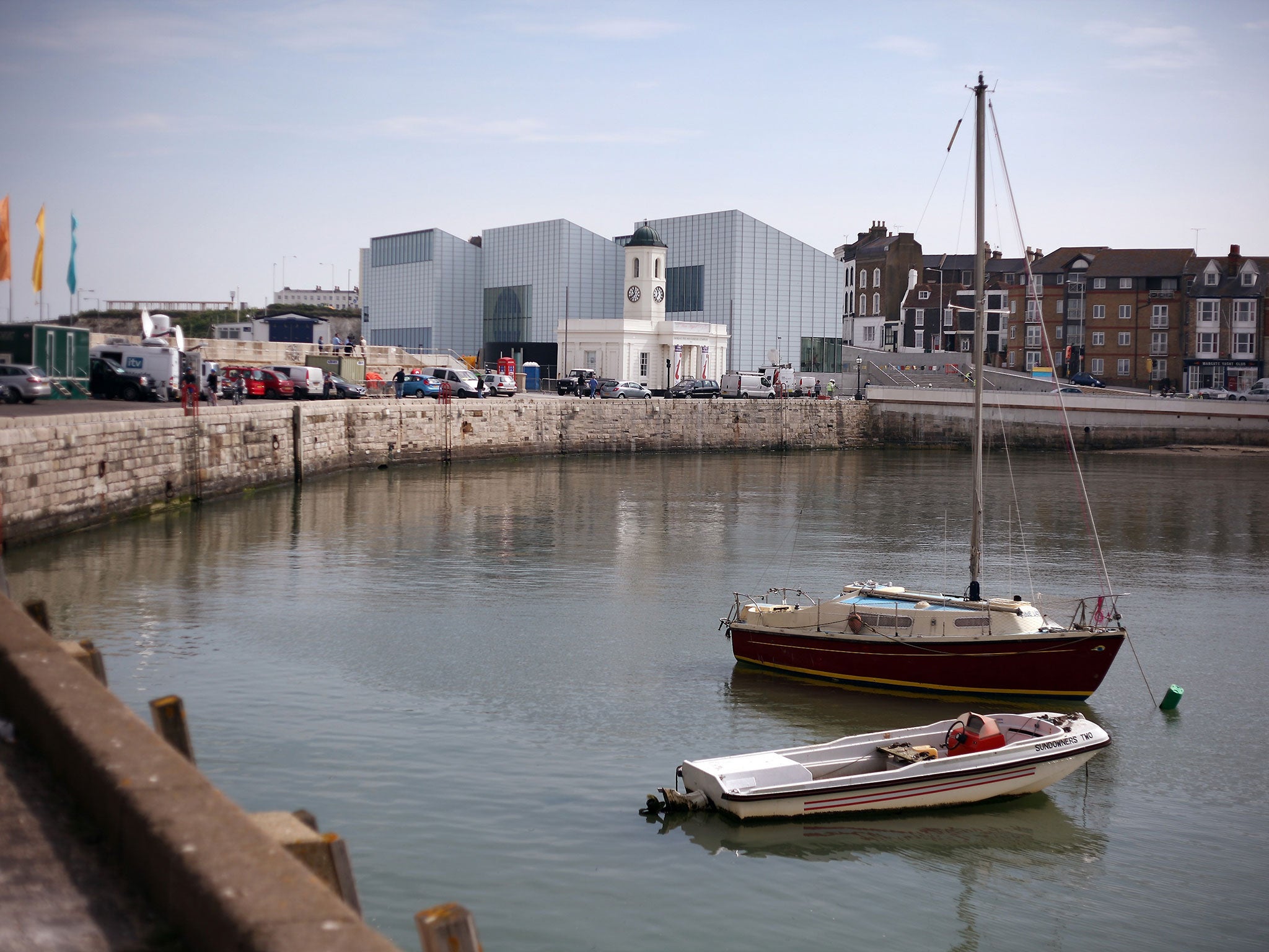 General view of The Turner Contemporary gallery which is located on the seafront on April 15, 2011 in Margate