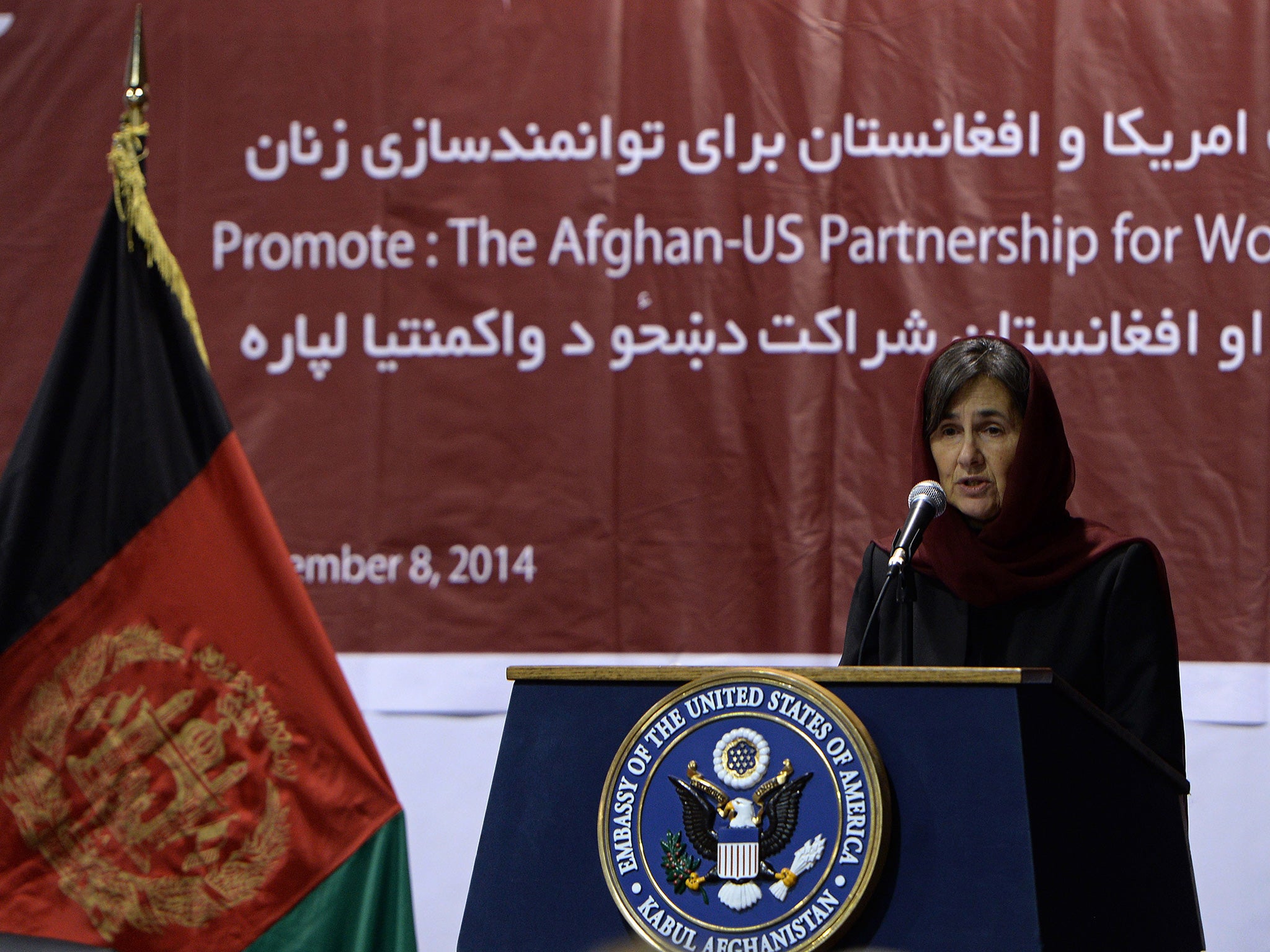 Ghani is a natural role model to educated Afghan women (AFP/Getty)