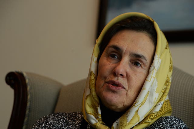 Rula Ghani made her first public appearance in the US in the nearly five months since her husband became President