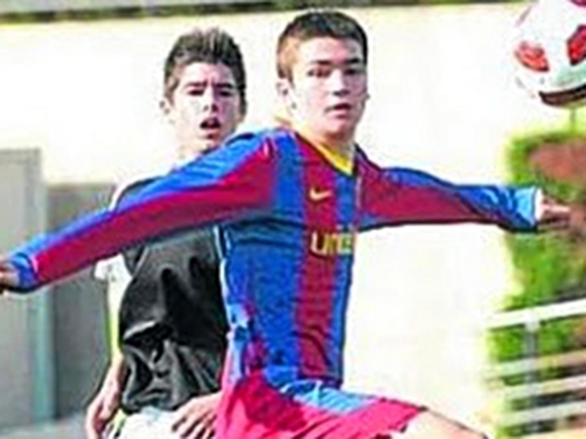 Toral in his Barcelona days