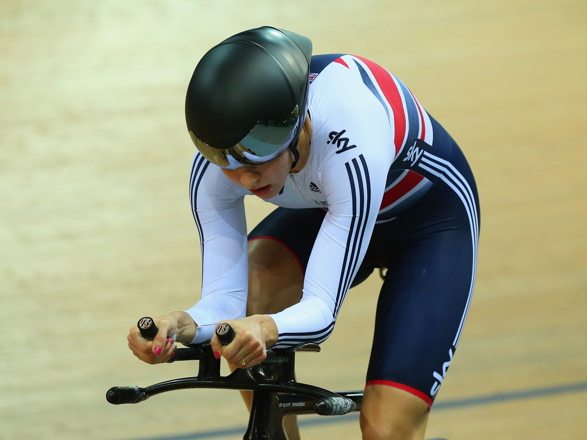 Jo Rowsell finished fourth in the individual pursuit