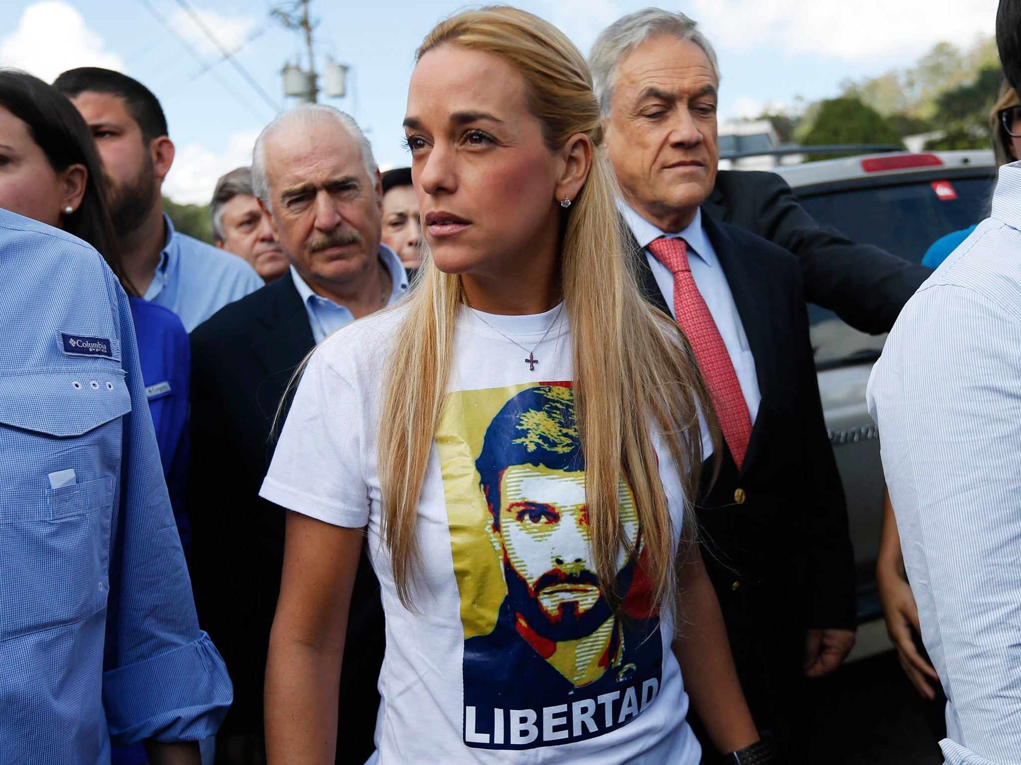 Lilian Tintori, wife of jailed opposition leader Leopoldo Lopez