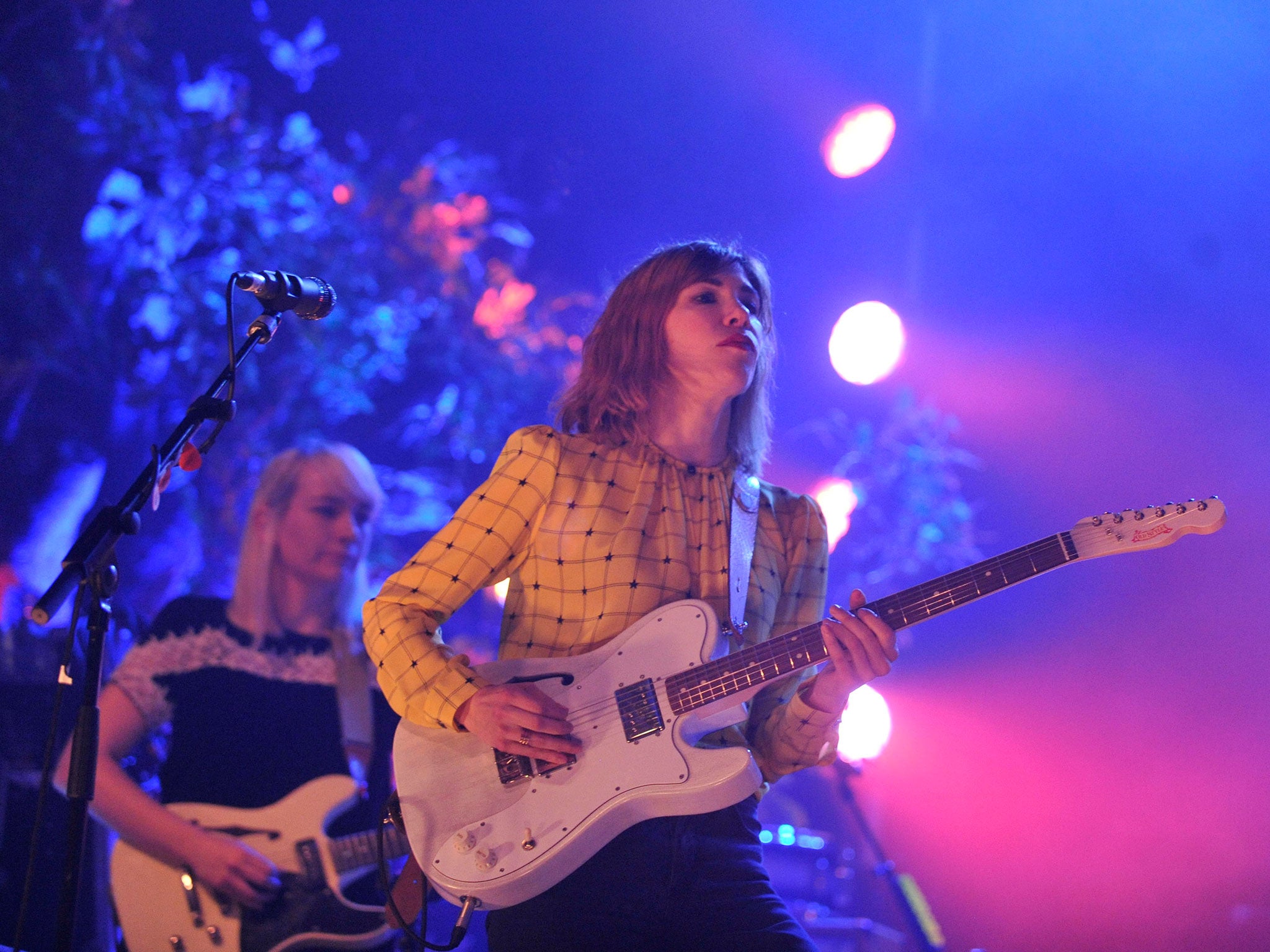 Sleater Kinney perform at the 6 Music Festival at the O2 Academy, Newcastle