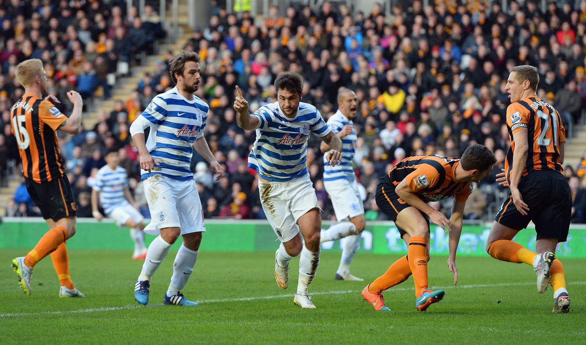 QPR striker Charlie Austin