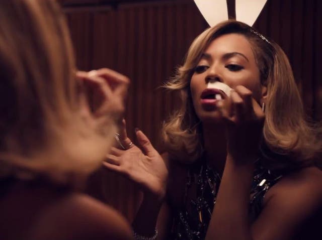 Beyonce in her video for 'Pretty Hurts'. Last week, leaked photos emerged of what Beyoncé looks like before digital retouching. Many fans were horrified.