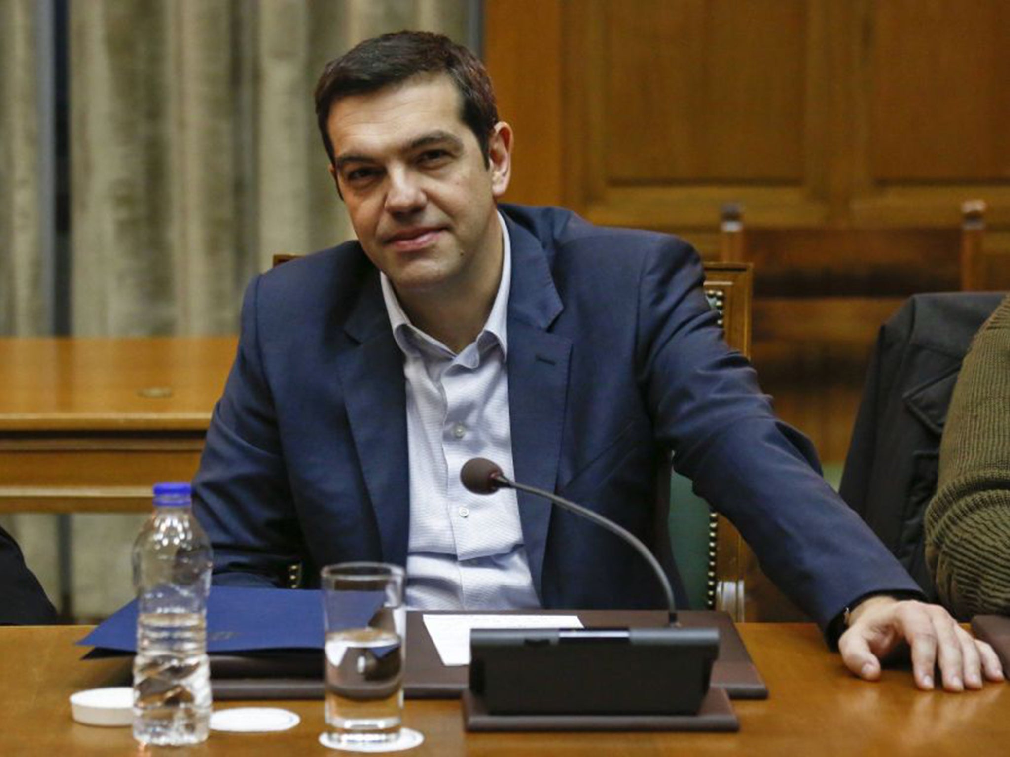 Alexis Tsipras last week as he battled with the Greek debt crisis