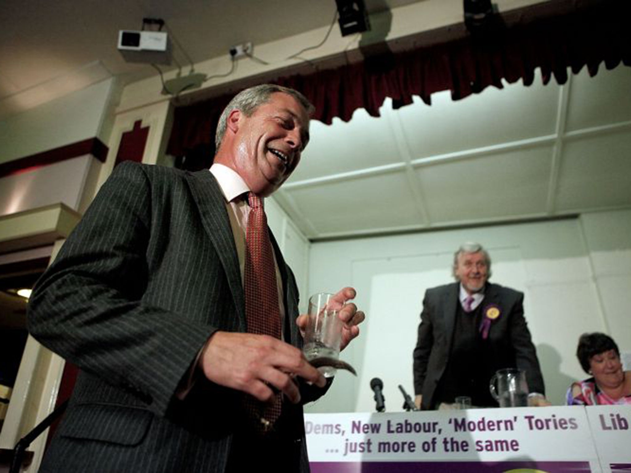 Nigel Farage blames the press, not members, for Ukip’s racist image