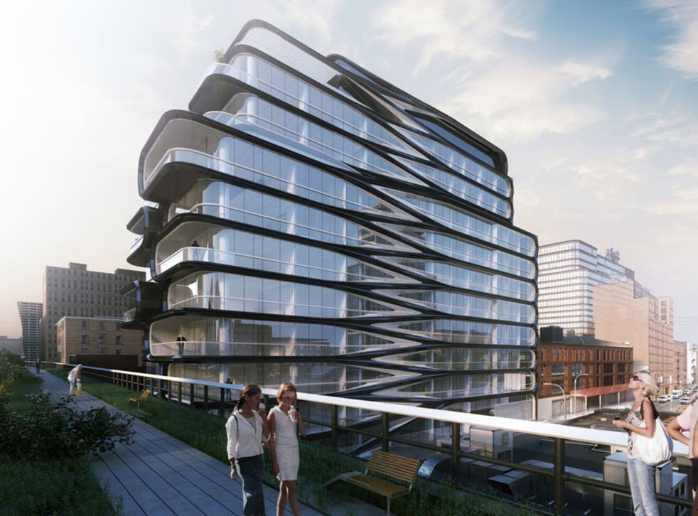 Zaha Hadid’s planned apartment block in West 28th, New York