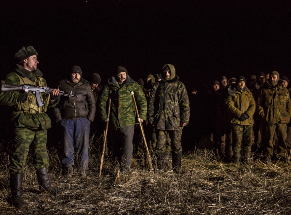 Rebels and Ukrainian forces exchanged prisoners