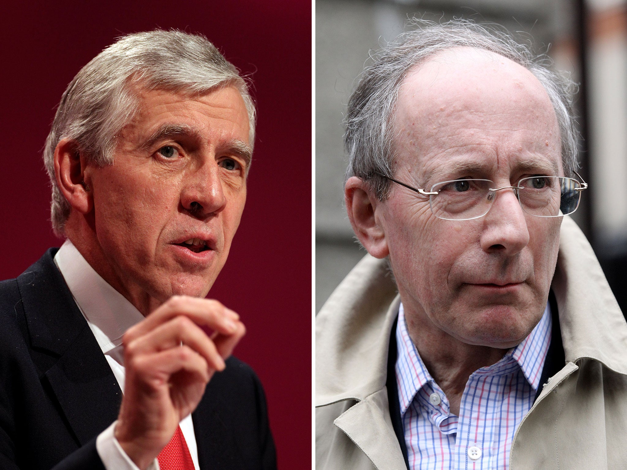 Straw, left, and Sir Malcolm Rifkind, right were both suspended over 'cash for access' allegations