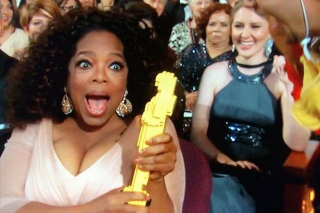 At the night's nadir, there was a musical number involving Lego and Oprah Winfrey