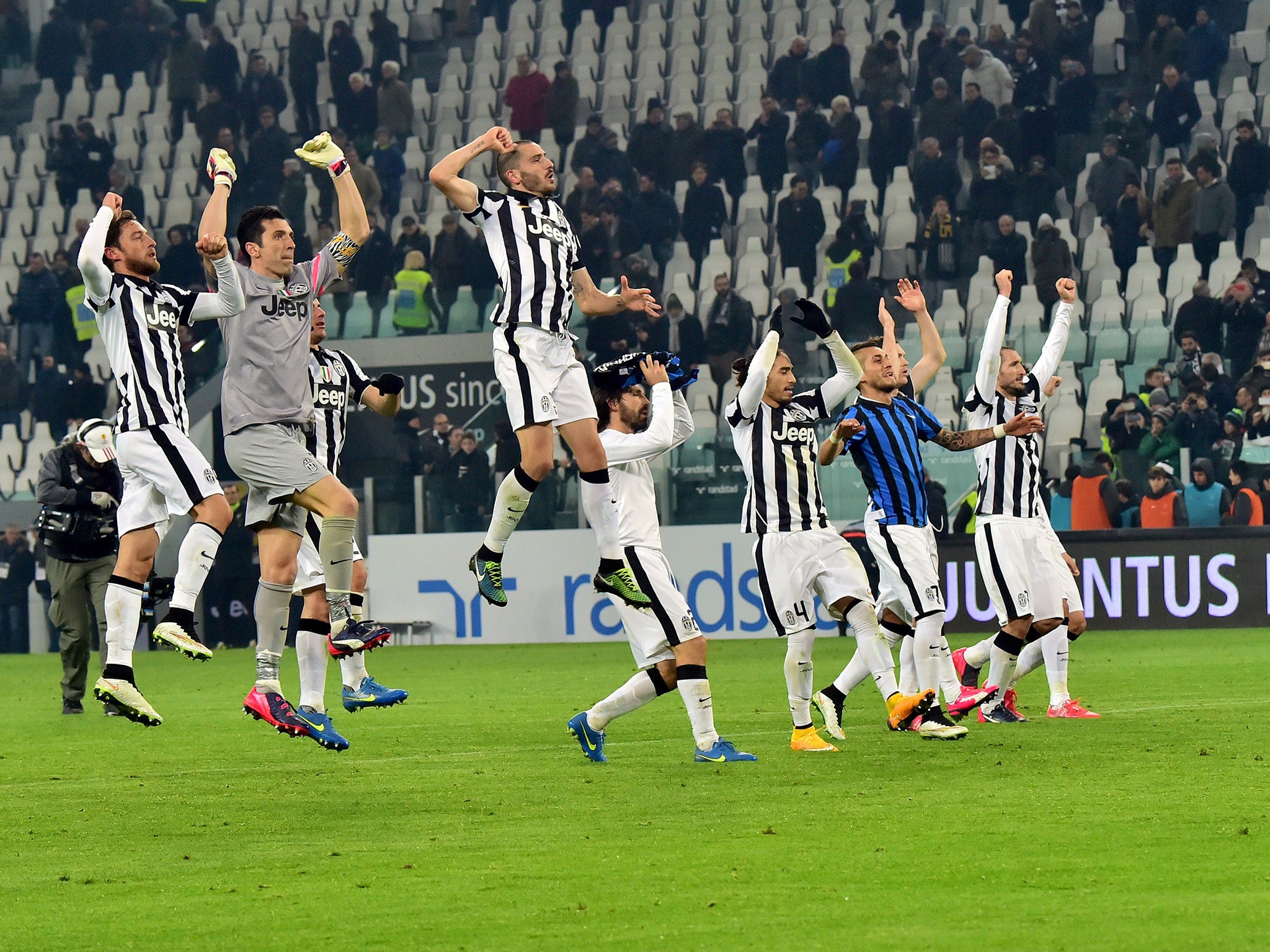 Juventus, top of the table, have not lost in Serie A since October