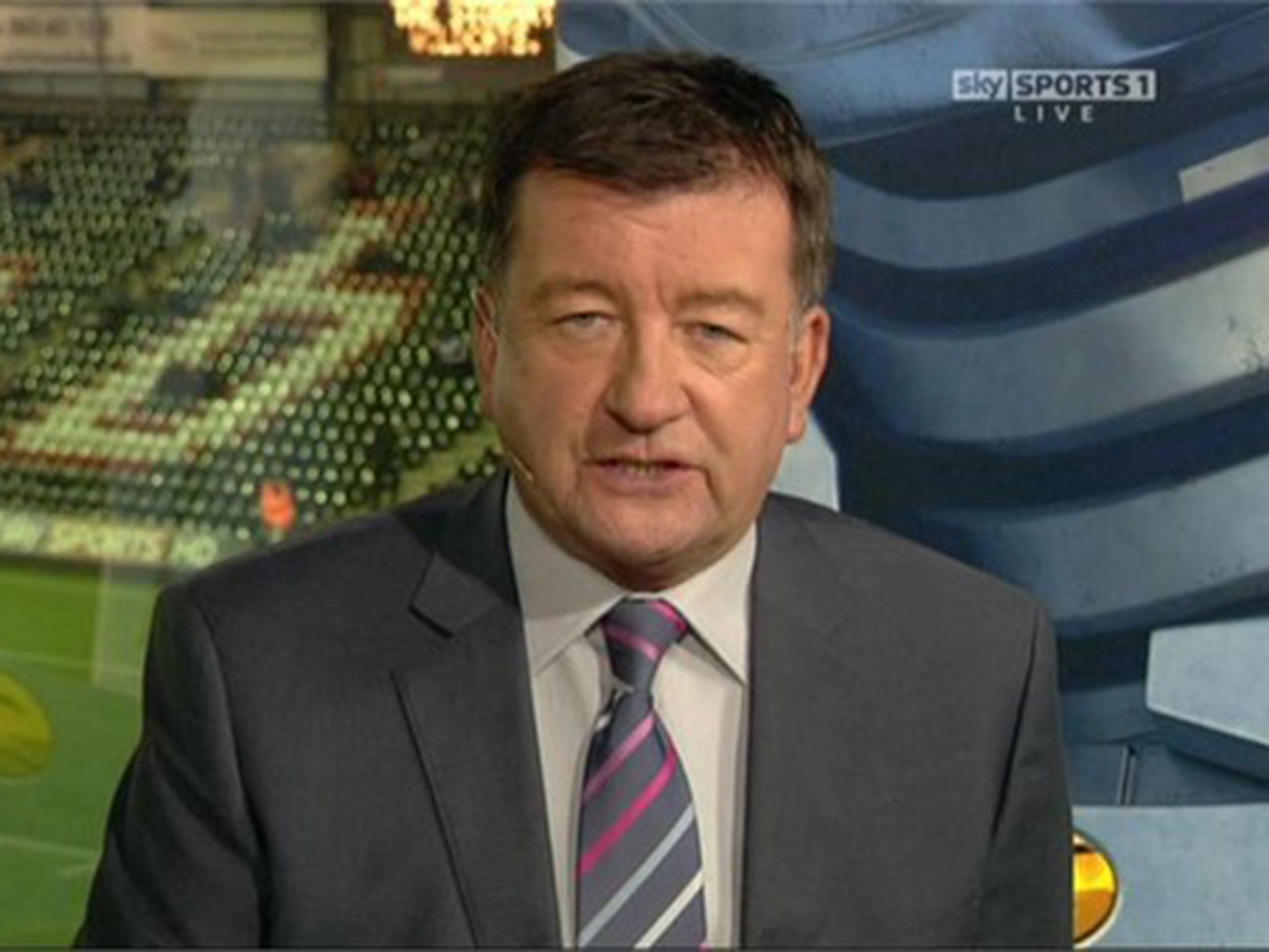 Sky Sports presenter Eddie Hemmings